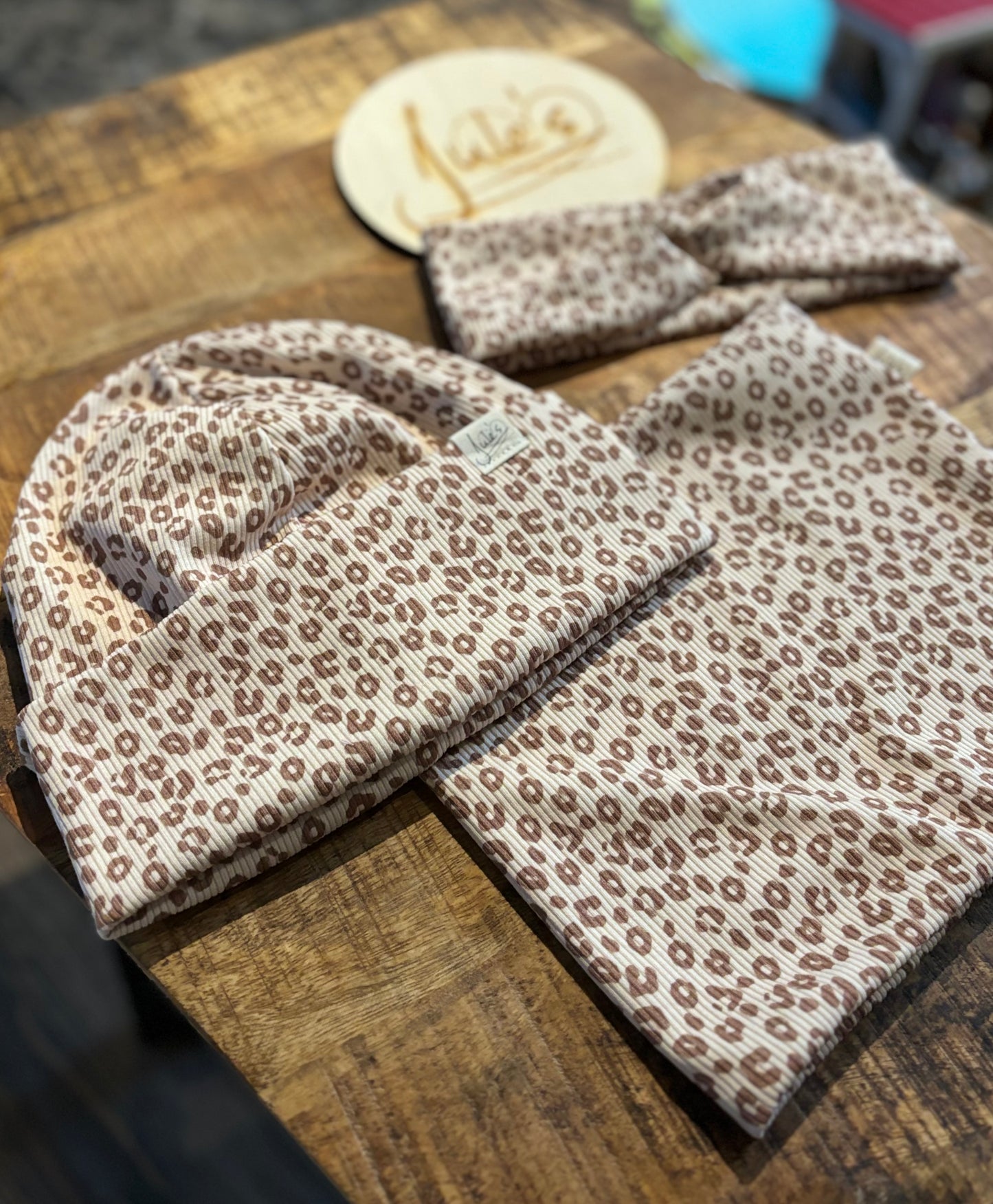 Beanie für Kinder / Herbst-Wintermütze mit Loop - Leo